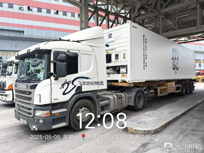 中港冷藏車運輸 冷鏈集裝箱經香港進口運到內地